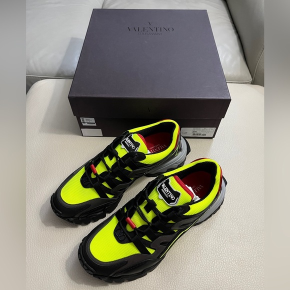 NWB - Valentino Garavani Climber Mesh Men’s Sneaker- Made in Italy - EU 42/US 9 - Picture 11 of 13